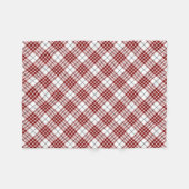 Clan Buchanan Tartan Fleecedecke (Vorderseite (Horizontal))