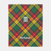 Clan Buchanan Tartan Fleecedecke (Vorderseite)
