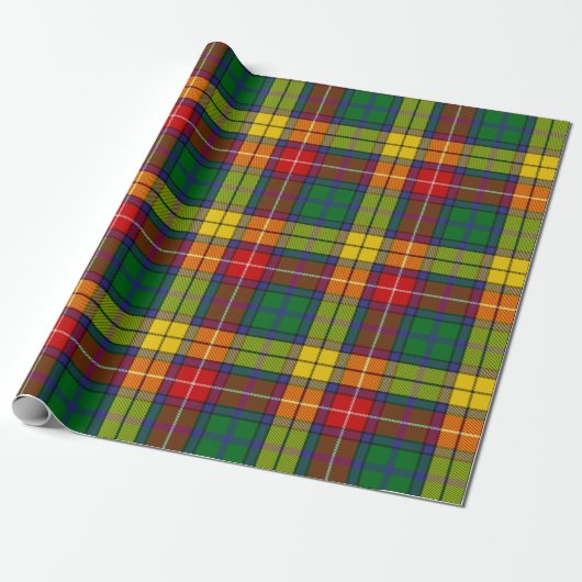 Clan Buchanan Tartan Geschenkpapier (Ungerollt)