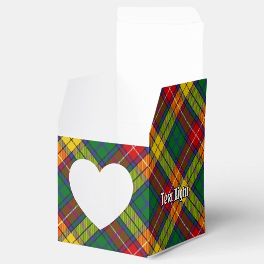 Clan Buchanan Tartan Geschenkschachtel (Geöffnet)