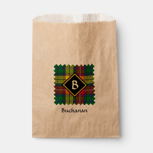 Clan Buchanan Tartan Geschenktütchen (Vorderseite)