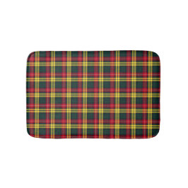 Clan Buchanan Tartan Green und Yellow Kariert Badematte