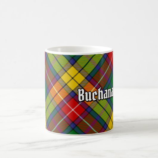 Clan Buchanan Tartan Kaffeetasse (Mittel)