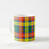Clan Buchanan Tartan Kaffeetasse (Vorderseite Links)
