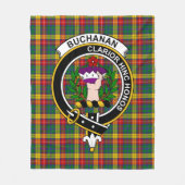 Clan Buchanan Tartan Kariert Fleecedecke (Vorderseite)