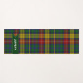 Clan Buchanan Tartan Kariert Yoga Mat Yogamatte (Vorderseite (Horizontal))