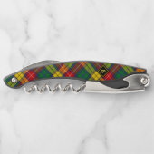 Clan Buchanan Tartan Kellnermesser (Rückseite)