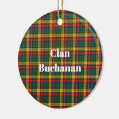 Clan Buchanan Tartan Keramik Ornament (Links)