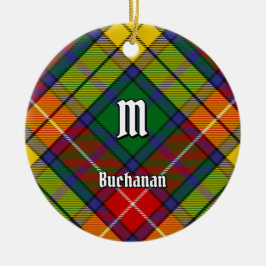 Clan Buchanan Tartan Keramik Ornament