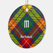 Clan Buchanan Tartan Keramik Ornament (Links)