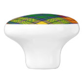 Clan Buchanan Tartan Keramikknauf (Seitenansicht)