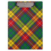Clan Buchanan Tartan Klemmbrett (Vorderseite)