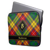 Clan Buchanan Tartan Laptopschutzhülle (Vorderseite Links)
