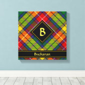 Clan Buchanan Tartan Leinwanddruck (Insitu (Holzboden))