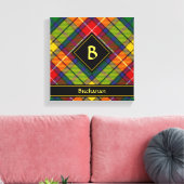 Clan Buchanan Tartan Leinwanddruck (Insitu (Wohnzimmer))