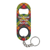 Clan Buchanan Tartan Mini Flaschenöffner (Rückseite)