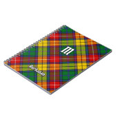 Clan Buchanan Tartan Notizblock (Linke Seite)