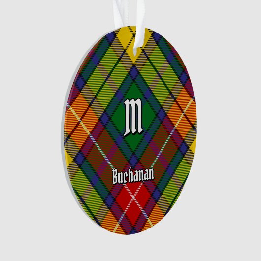 Clan Buchanan Tartan Ornament (Vorderseite)