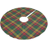 Clan Buchanan Tartan Polyester Weihnachtsbaumdecke (Schrägansicht)
