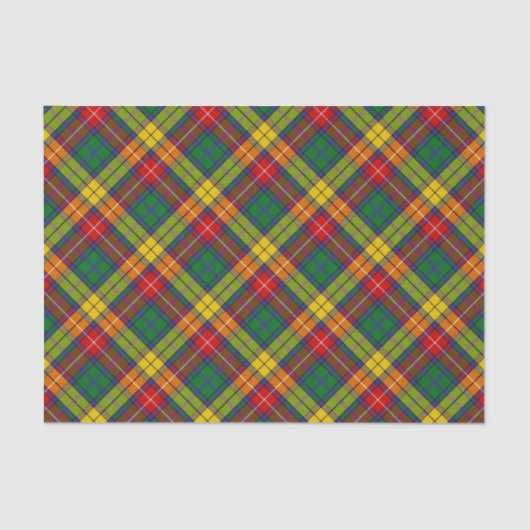 Clan Buchanan Tartan Seidenpapier (Vorderseite)