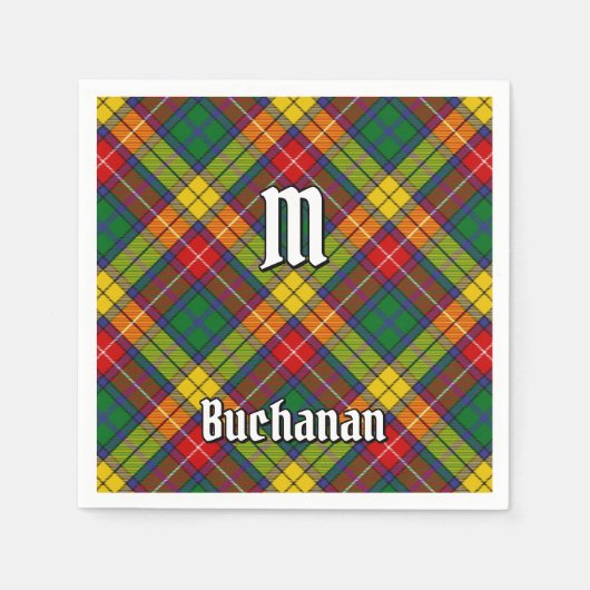 Clan Buchanan Tartan Serviette (Vorderseite)