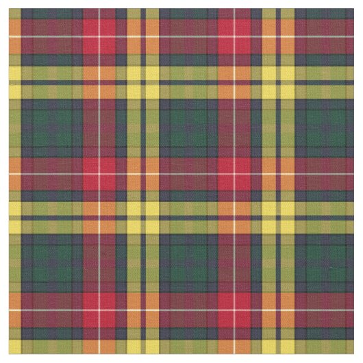 Clan Buchanan Tartan Stoff (Nahaufnahme)