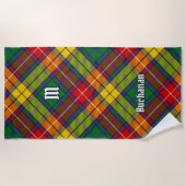 Clan Buchanan Tartan Strandtuch (Vorderseite)