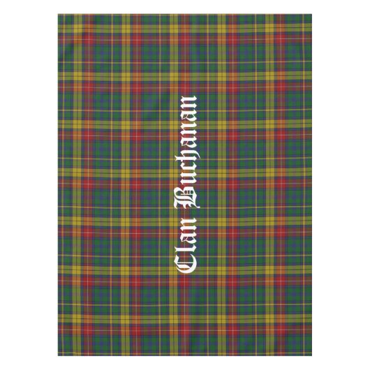 Clan Buchanan Tartan Tablecloth Tischdecke (Vorderseite)