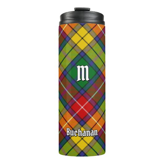 Clan Buchanan Tartan Thermosbecher (Vorderseite)