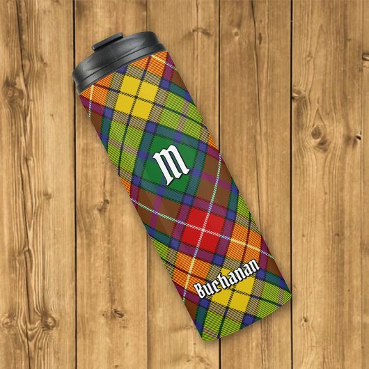 Clan Buchanan Tartan Thermosbecher