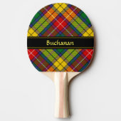 Clan Buchanan Tartan Tischtennis Schläger (Rückseite)