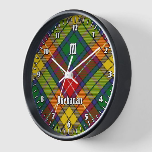 Clan Buchanan Tartan Uhr (Winkel)