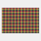 Clan Buchanan Tartan Variationen Geschenkpapier Set (Vorderseite)
