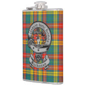 Clan Buchanan Tartan & Wappen Flachmann (Links)