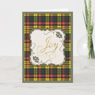 Clan Buchanan Tartan Weihnachtskarte Feiertagskarte