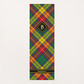 Clan Buchanan Tartan Yogamatte (Vorderseite)