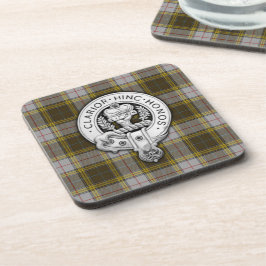 Clan Buchanan Wappen & Dress Tartan Getränkeuntersetzer