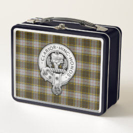 Clan Buchanan Wappen & Dress Tartan Metall Brotdose