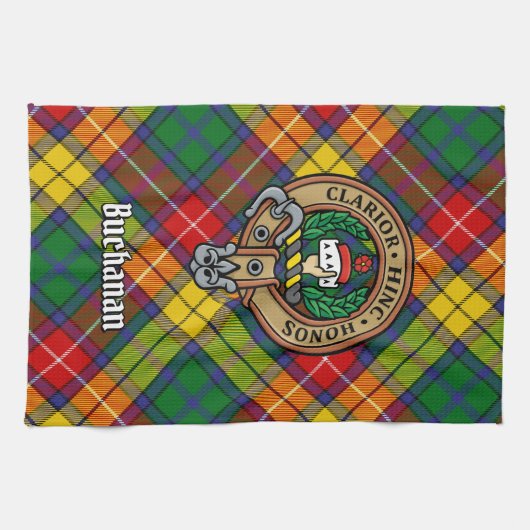 Clan Buchanan Wappen Geschirrtuch (Horizontal)
