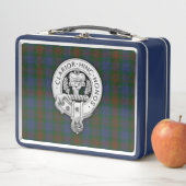 Clan Buchanan Wappen & Jagd Tartan Metall Brotdose (Beispiel)