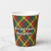 Clan Buchanan Wappen Paper Cups Pappbecher (Rückseite)