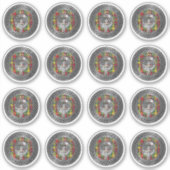 Clan Buchanan Wappen & Tartan Knot Aufkleber (Vorderseite)