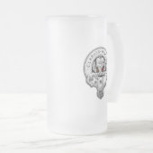 Clan Buchanan Wappen & Tartan Mattglas Bierglas (VorderseiteRechts)