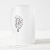 Clan Buchanan Wappen & Tartan Mattglas Bierglas (Vorderseite Links)