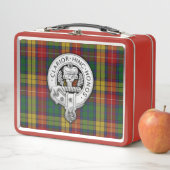 Clan Buchanan Wappen & Tartan Metall Brotdose (Beispiel)