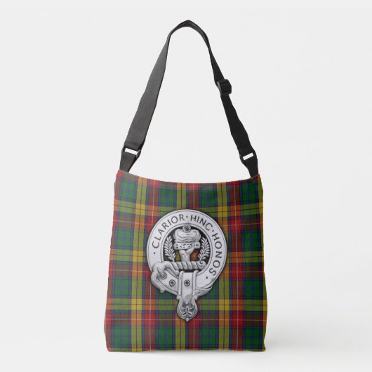 Clan Buchanan Wappen & Tartan Tragetaschen Mit Langen Trägern (Vorderseite)