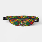 Clan Buchanan Wappen über Tartan Bauchtasche (Vorderseite)