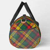 Clan Buchanan Wappen über Tartan Duffle Bag (Rechts)
