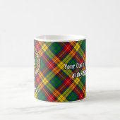 Clan Buchanan Wappen über Tartan Kaffeetasse (Mittel)