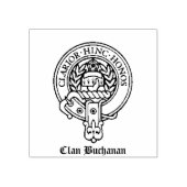 Clan Buchanan Wappen Wood Briefmarke Gummistempel (Prägung)